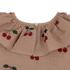 Платье Konges Slojd "Lunella Ma Grande Cerise Blush", роскошная вишня